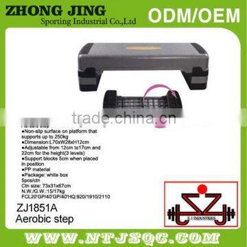 high quality adjustable aerobic step