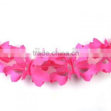 Pink decorative artificial flower garlands for wedding backdrop hanging decoration