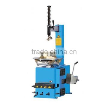 Semi-automatic side swing arm tire changer machine