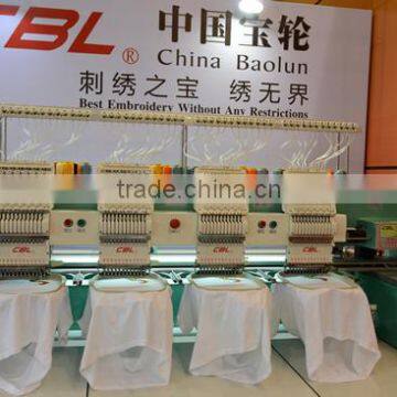 12 colors cap and T/shirt computerized embroidery machine made in China