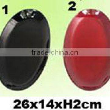 Beautiful lacquered oval plates TK Vietnam