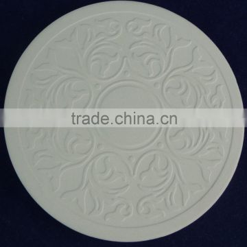 custom embossed water absorbing ceramic coaster