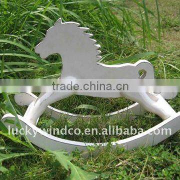 wood rocking horse