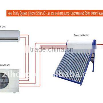 hybrid unpressured air source heat pump new system