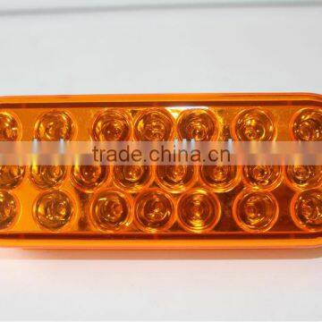 12/24V China Manufacture LED Truck Trailer Light, 6" Oval Rear Lamp