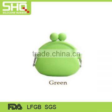 Hot sale silicone rubber coin purse for lady