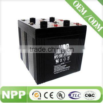 2v1500ah Maintenance Free SLA Solar Battery for Lighting Equipment photo-2