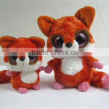 big eyed plush toys cute fox