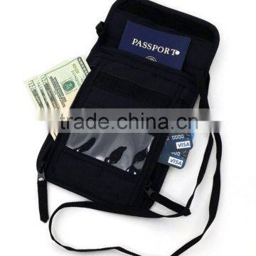 Quality Leahter Passport Holder and RFID Neck Travel Wallet photo-3