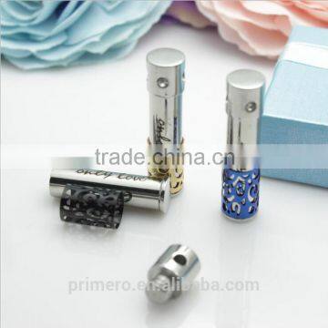 Stainless Steel Summer Essential Oil Diffuser Perfume Bottle Pendant Necklace photo-3