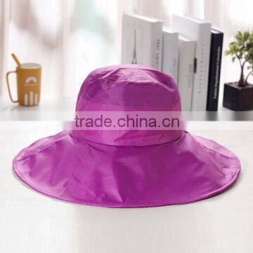 Fashion Lady Polyester Fabric Rain Hat Wholesale Factory Manufacture photo-5