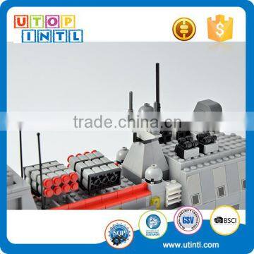 DIY building block destroyer model fun toys