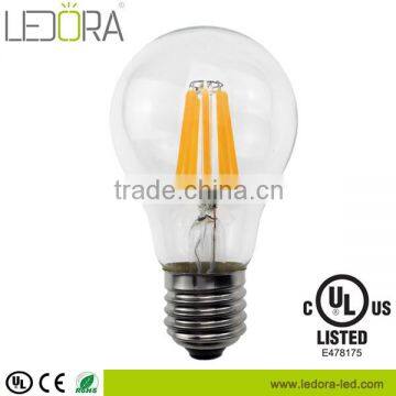 High Quality 4w 6w 8w B22 E26 E27 Dimmable Filament LED Bulb