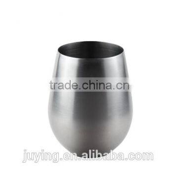 17oz single wall stainless steel wine cup