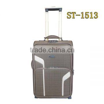 two or four wheels soft trolley luggage bag