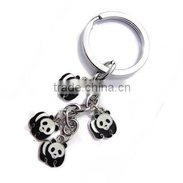 panda metal keychain