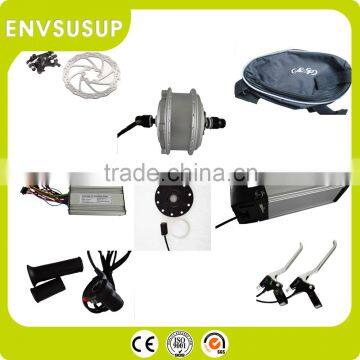 2016 brushless motor 20 inch ebike conversion kit with real rack battery