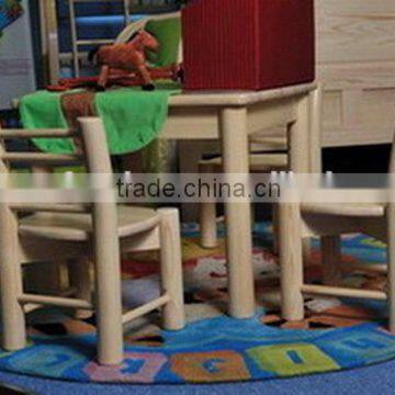 Small Solid Wood Kids Square Dining Table for Kindergarten Activity#SP-P007 photo-4
