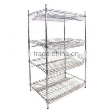 Chrome Basket Shelving