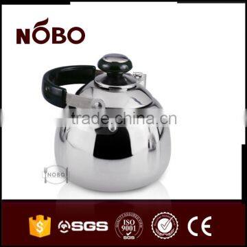 green handle stainless steel non-electric tea kettle for household