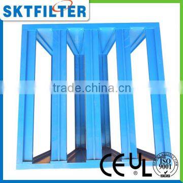 Blue 4V bank air filter detachable holding frame