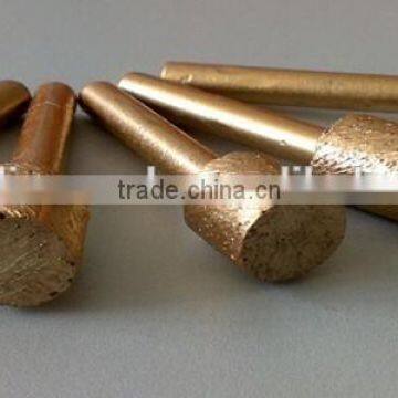 6mm Vacuum Brazed diamond grinding bits/Diamond mounted point for sale