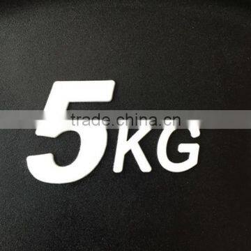 PU (CPU) Tri-grip Weight Plate Color Black/three Grip Weight Plate/bumper Plate photo-6