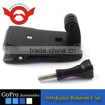 Go Pro Accessories 360-degree Rotation Clip & Screw for GoPro Hero 3+/3/2/1, Black. photo-5