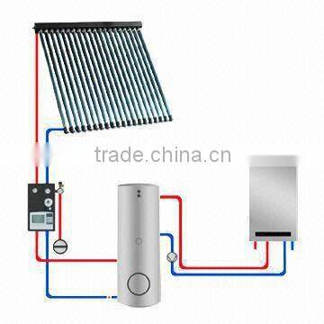 Heat Pipe Solar Collector System With Expansion Tank,intelligent Controller and Circulation Pump