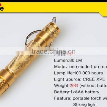 Supfire 20g Gift Mini Keyring Led Flashlight