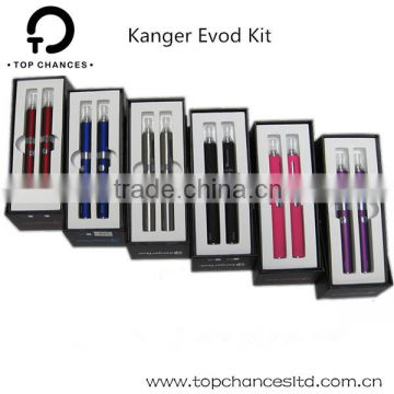 2014 Hot wholesale orignal Kanger Evod Kit in 1.8-2.8ohm & with 650mAh/1000mAh battery