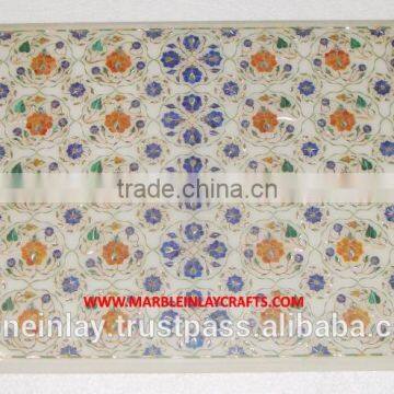 Handmade Marble Inlaid Table Tops