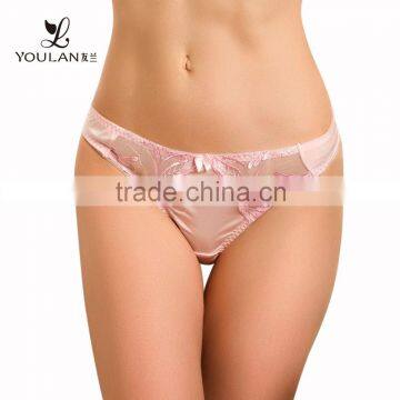 Fashion Sexy Slit Young Women Nylon Sexy Girl Panty Bra