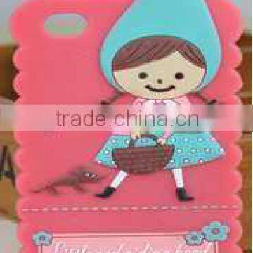 lovely little girl cell phone case for Iphone 4/5