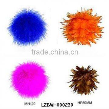 Christmas tree assorted hanging feather balls LZBMH000230