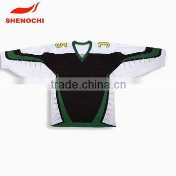 High quality sublimation printing direct factory oem custom ice hockey jersey