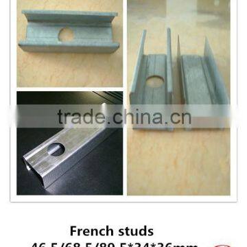 French standard drywall metal partition wall