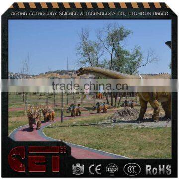 Cetnology Jurassic theme park high emulation walking&riding dinsoaur model