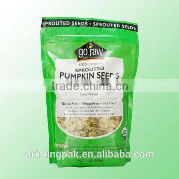 custom wholesale aluminum foil chia seed packaging bag with ziplock                        
                                                                                Supplier's Choice