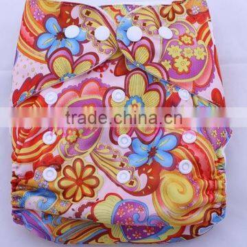 Printed cloth diaper One Size Pocket Diaper,Cloth nappy for newborn,