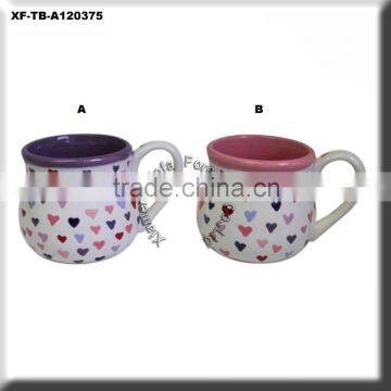 ceramic love couple mug