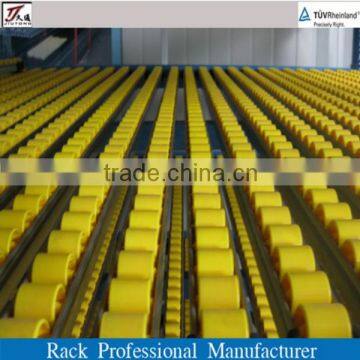 gravity carton flow storage racking system