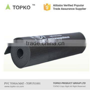 2016 Alibaba Express Wholesale Anti Slip Private Label Custom made Black High Density yoga mat