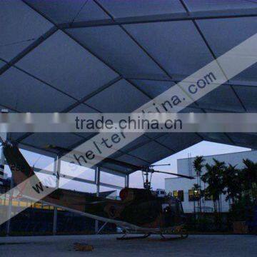 Fabric shade structures for aircraft like 20*40m