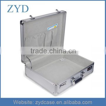 Factory Directly Sell Silver Aluminum Custom Suitcases Lightweight ZYD-LX91606