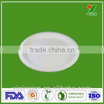 Sugarcane fibers disposable pizza paper plate