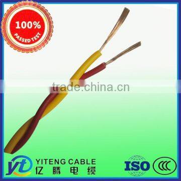 Twisted Wire 2x1.5mm2/ 2x2.5mm2/ 2x0.75mm2 Fire Resistant Electric Cable