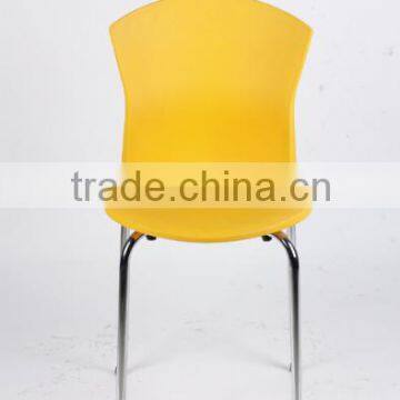 Wholesale STACKABLE Plastic Armless Restaurant Dining Chairs for Small Cafe 1054b photo-2