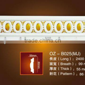 PU Cornice Moulding/PU Crown Moulding for Home&Interior Material