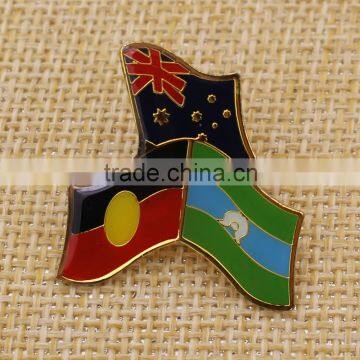 Promotional Custom Metal Swiss Butterfly Clutch Pin Back